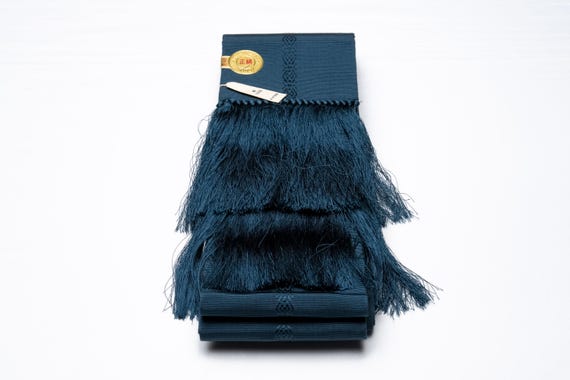 DEAR VANILLA Authentic Japanese Men's Kimono Kaku Obi Vintage Samurai Obi Sash Belt Made in Japan Genuine Original MOB-0307