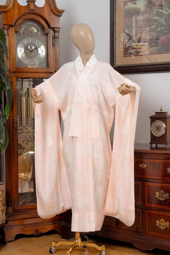 DEAR VANILLA Authentic Traditional Japanese Juban Undergown for Women's Kimono Vintage Robe Genuine Made in Japan JU-0265