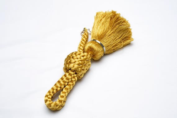 DEAR VANILLA Authentic Vintage Japanese Men's Kimono Haorihimo Haori Tie Tassle with Hooks Made in Japan MHC-0127