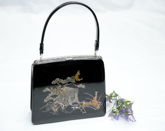 DEAR VANILLA Authentic Japanese Kimono Purse Vintage Handbag Made in Japan PU-0201