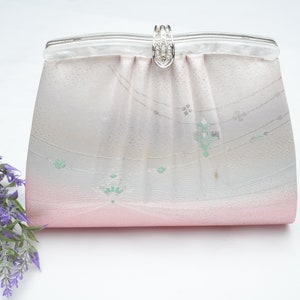 DEAR VANILLA Auténtico bolso de kimono de seda japonés Vintage hecho en Japón PU-0238