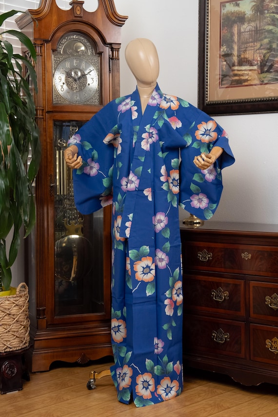 DEAR VANILLA Traditional Japanese Yukata Kimono for Women Summer Matsuri Cotton Robe Dress YKT-0034