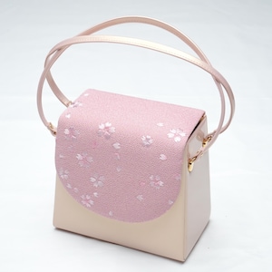 DEAR VANILLA Bolso de mano con esmalte estilo kimono japonés auténtico, vintage, fabricado en Japón PU-0305