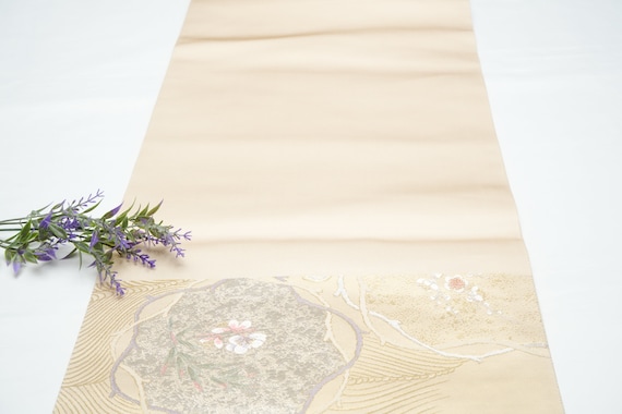 DEAR VANILLA Authentic Japanese Kimono Fukuro Obi… - image 4