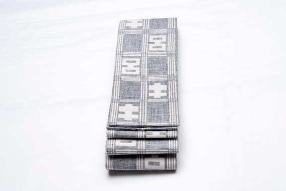DEAR VANILLA Authentic Japanese Men's Kimono Kaku Obi Vintage Samurai Obi Sash Belt Made in Japan Genuine Original MOB-0351