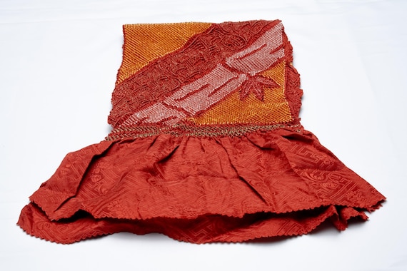 DEAR VANILLA Japanese Kimono Silk Shibori Obiage Women's Obi Belt Obimakura Fastener Accessory OBA-0166