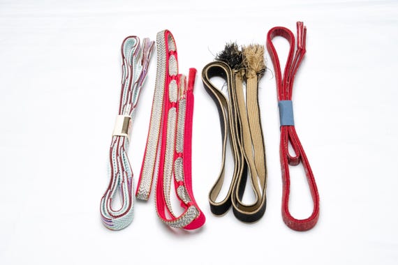 DEAR VANILLA Japanese Kimono Obijime Cord Set For Women's Kimono Silk Obi Belt Fastener Accessory Rope Made in Japan Genuine OC-0219