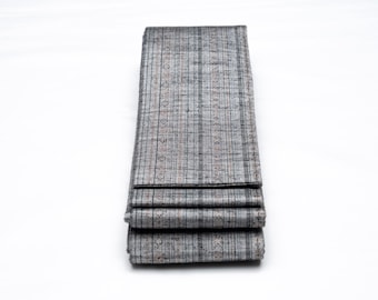 DEAR VANILLA Authentic Japanese Men's Kimono Kaku Obi Vintage Samurai Obi Sash Belt Made in Japan Genuine Original MOB-0371