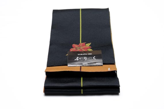 DEAR VANILLA Authentic Japanese Yukata Hanhaba Obi Sash Belt Women's Kimono Original Japan Made Genuine OBH-0295