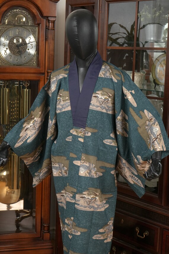 DEAR VANILLA Authentic Vintage Men's Kimono Juban… - image 2