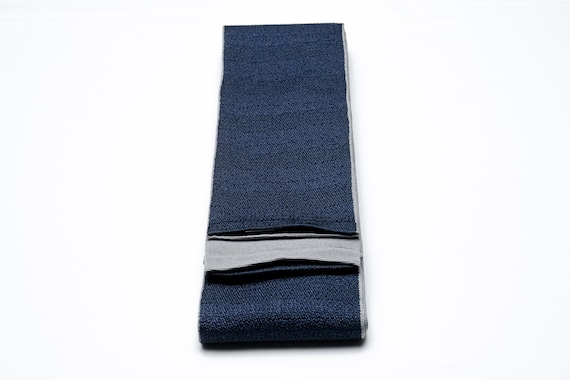 DEAR VANILLA Authentic Japanese Men's Kimono Kaku Obi Vintage Samurai Obi Sash Belt Made in Japan Genuine Original MOB-0334