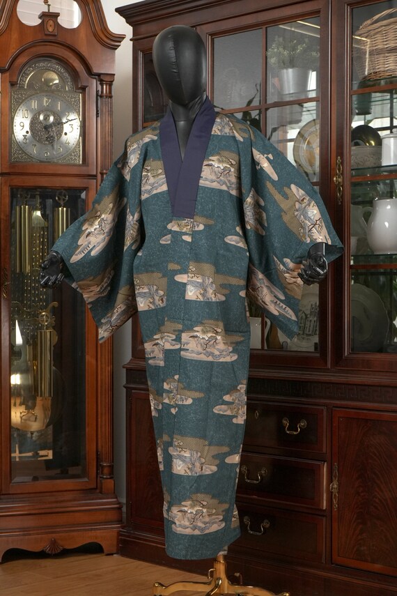 DEAR VANILLA Authentic Vintage Men's Kimono Juban… - image 1