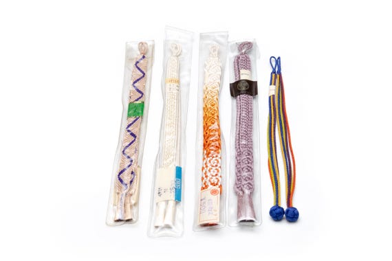 DEAR VANILLA Authentic Japanese Kimono Haorihimo Cord Set Women's Haori Tie String Ornament Made In Japan Genuine HC-0103