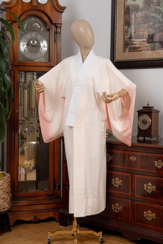 DEAR VANILLA Authentic Traditional Japanese Juban Undergown for Women's Kimono Vintage Robe Genuine Made in Japan JU-0285