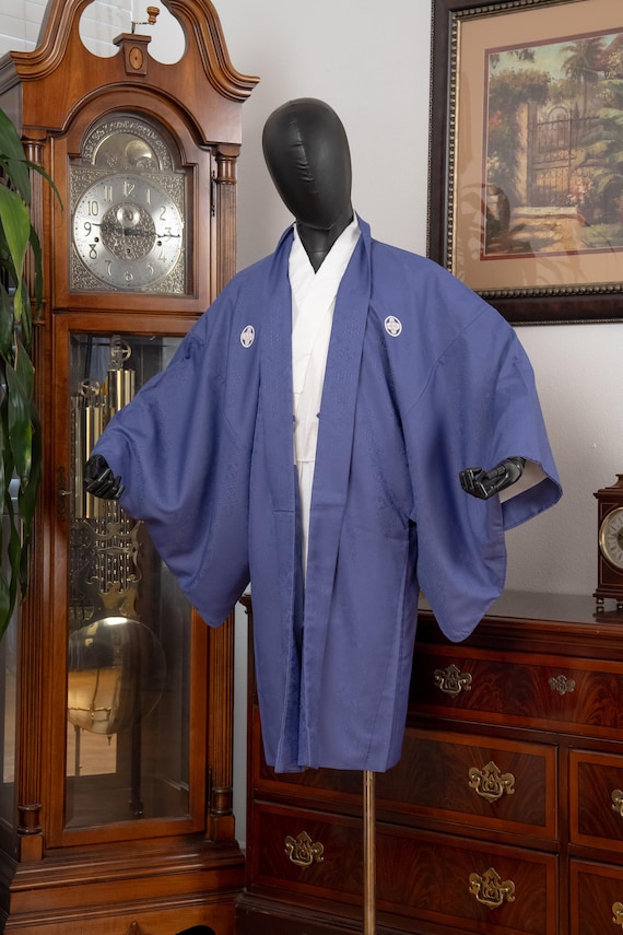DEAR VANILLA Authentic Japanese Kimono Haori Men's Traditional Jacket Made in Japan Genuine Vintage MHA-0288