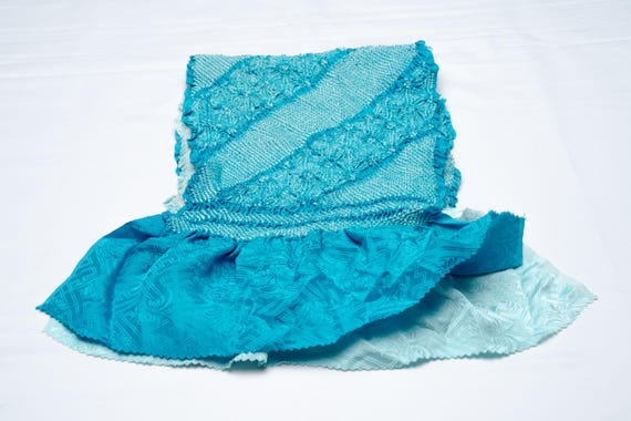 DEAR VANILLA Japanese Kimono Silk Shibori Obiage Women's Obi Belt Obimakura Fastener Accessory OBA-0165