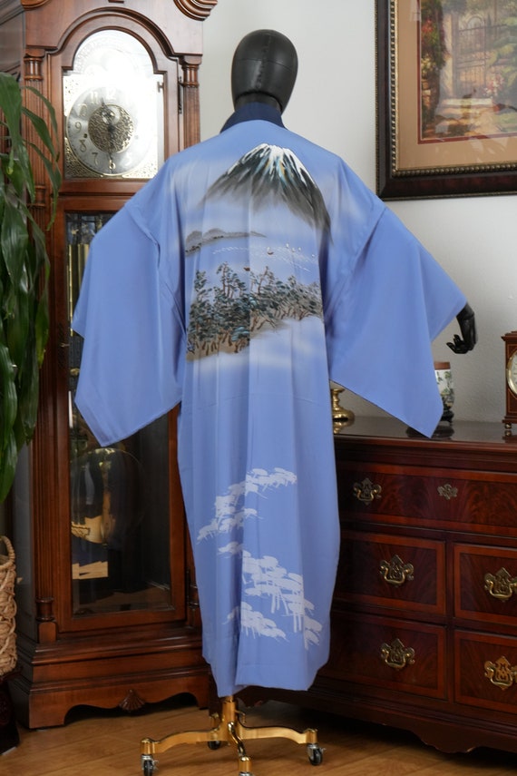 DEAR VANILLA Authentic Vintage Men's Kimono Juban Traditional