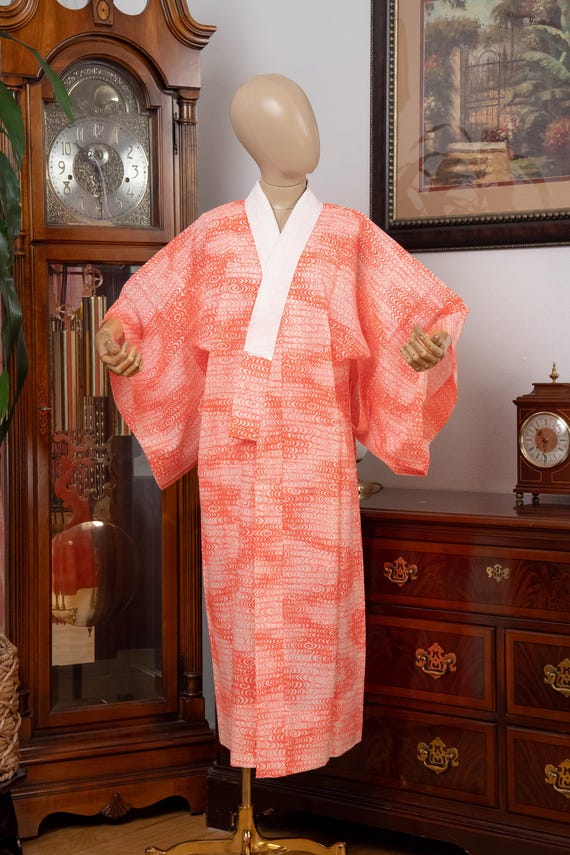 DEAR VANILLA Authentic Traditional Japanese Juban Undergown for Women&#39;s Kimono Vintage Robe Genuine Made in Japan JU-0292