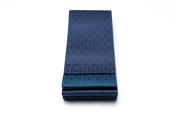 DEAR VANILLA Authentic Japanese Men's Kimono Kaku Obi Vintage Samurai Obi Sash Belt Made in Japan Genuine Original MOB-0270