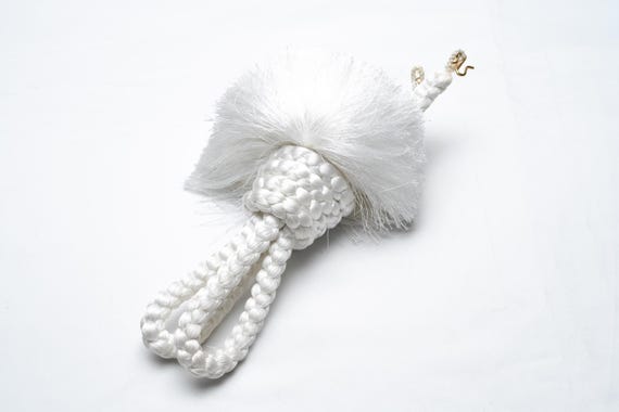 DEAR VANILLA Authentic Vintage Japanese Men's Kimono Haorihimo Haori Tie Tassle with Hooks Made in Japan MHC-0119