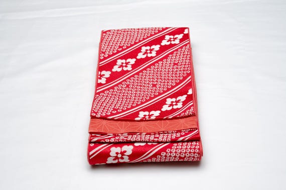 DEAR VANILLA Authentic Japanese Yukata Hanhaba Obi Sash Belt Women's Kimono Original Japan Made Genuine OBH-0394