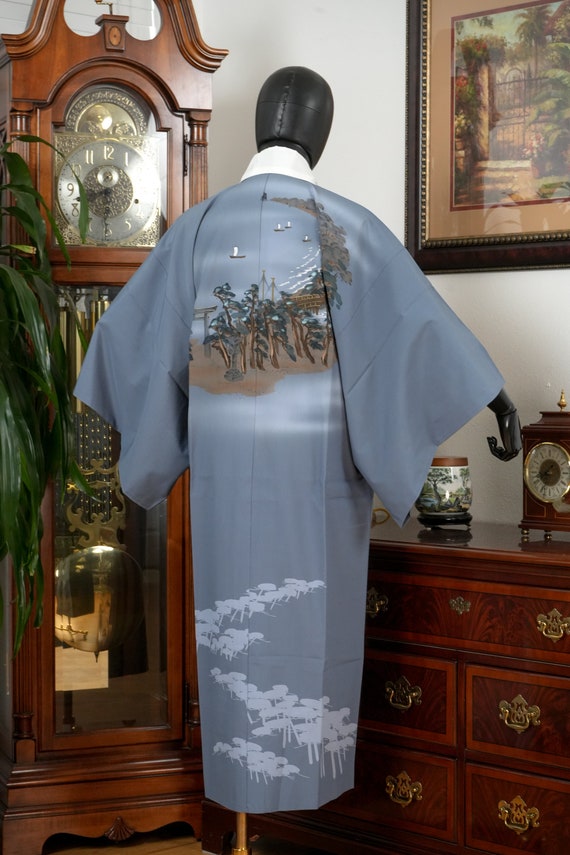 DEAR VANILLA Authentic Vintage Men's Kimono Juban… - image 8