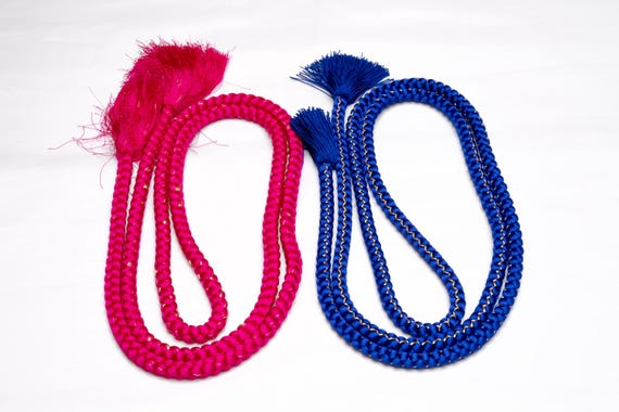 DEAR VANILLA Japanese Kimono Obijime Cord Set For Furisode Kimono Silk Obi Belt Fastener Accessory Rope Made in Japan Genuine OC-0283
