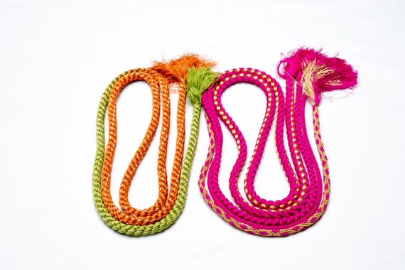 DEAR VANILLA Japanese Kimono Obijime Cord Set For Furisode Kimono Silk Obi Belt Fastener Accessory Rope Made in Japan Genuine OC-0245