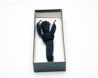 DEAR VANILLA Authentic Vintage Japanese Men's Kimono Haorihimo Haori Tie Tassle with Hooks Made in Japan MHC-0151