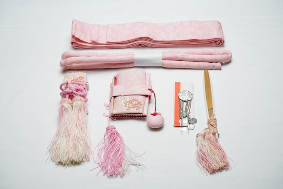 DEAR VANILLA Authentic Japanese Kimono Traditional Wedding Hakoseko Set Accessory Kit HSK-0029