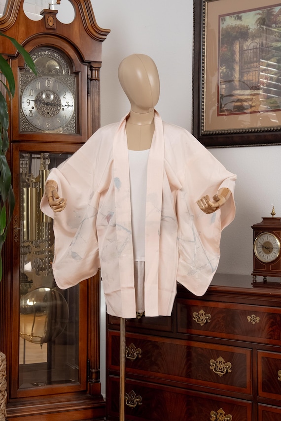 DEAR VANILLA Authentic Japanese Haori for Women Traditional Kimono Jacket Vintage Made in Japan HA-0436