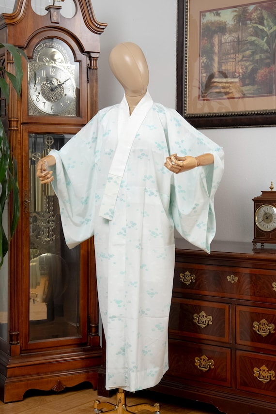 DEAR VANILLA Authentic Traditional Japanese Juban Undergown for Women's Kimono Vintage Robe Genuine Made in Japan JU-0306