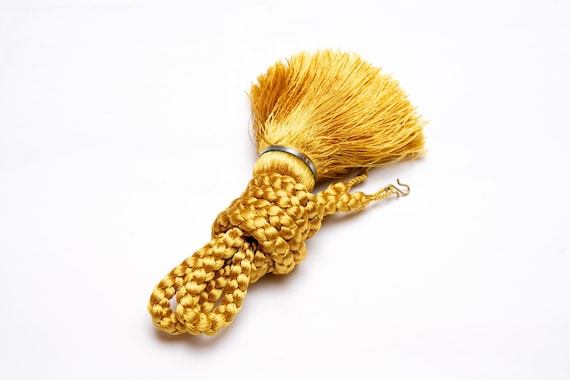 DEAR VANILLA Authentic Vintage Japanese Men's Kimono Haorihimo Haori Tie Tassle with Hooks Made in Japan MHC-0140