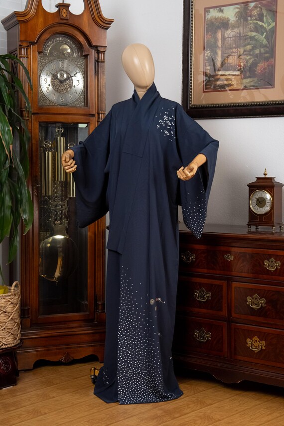 DEAR VANILLA Authentic Traditional Japanese Kimono for Women Vintage Dress Robe Made in Japan Genuine Original KM-0585