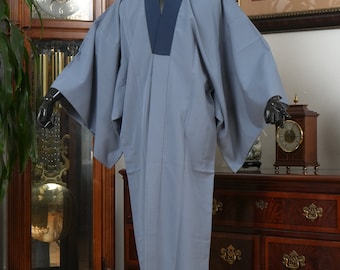 DEAR VANILLA Authentic Vintage Men's Kimono Juban Traditional Japanese Undergown Robe Made in Japan MJU-0083