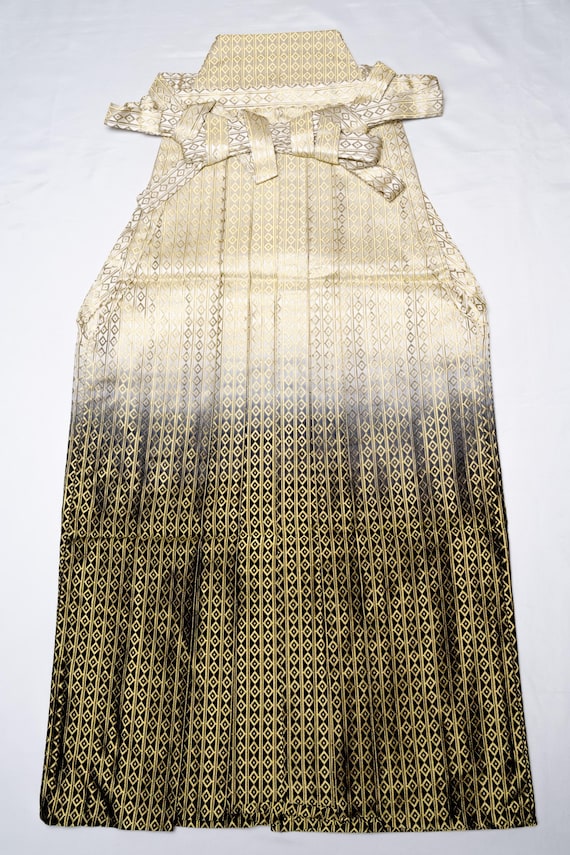 DEAR VANILLA Authentic Vintage Japanese Andon Hakama 95cm Men's Kimono Pants/Skirt Made in Japan HKM-0161