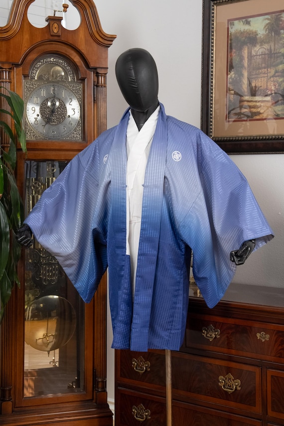 DEAR VANILLA Authentic Japanese Kimono Haori Men's Traditional Jacket Made in Japan Genuine Vintage MHA-0261