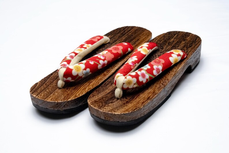 Dear Vanilla Authentic Japanese Vintage Yukata Kimono Geta Wood Sandals ...