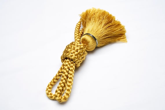 DEAR VANILLA Authentic Vintage Japanese Men's Kimono Haorihimo Haori Tie Tassle with Hooks Made in Japan MHC-0128