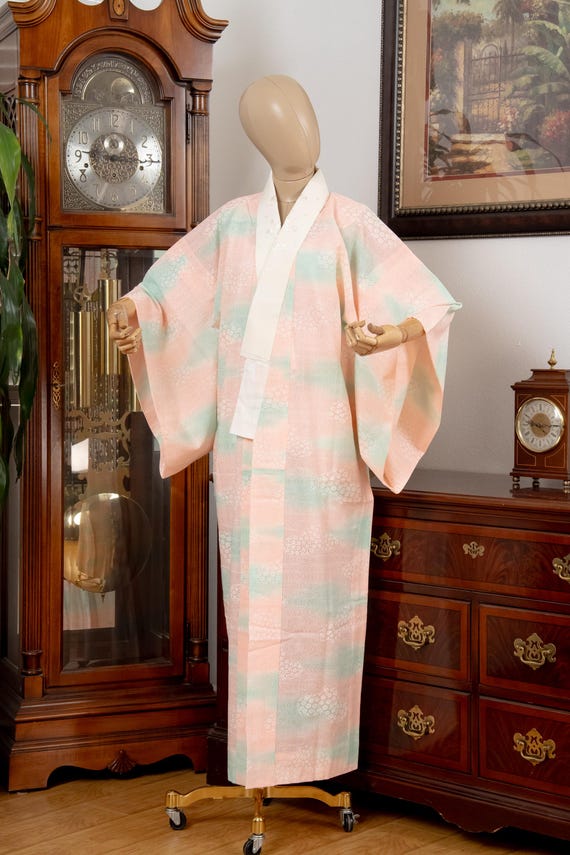 DEAR VANILLA Authentic Traditional Japanese Juban Undergown for Women's Kimono Vintage Robe Genuine Made in Japan JU-0275