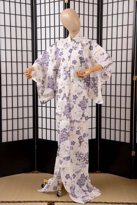 DEAR VANILLA Traditional Japanese Yukata Kimono for Women Summer Matsuri Cotton Robe Dress YKT-0055