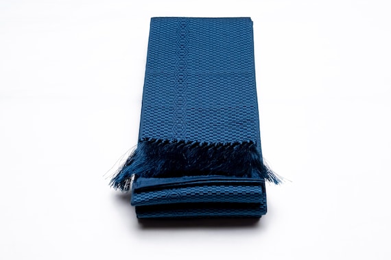 DEAR VANILLA Authentic Japanese Men's Kimono Kaku Obi Vintage Samurai Obi Sash Belt Made in Japan Genuine Original MOB-0350
