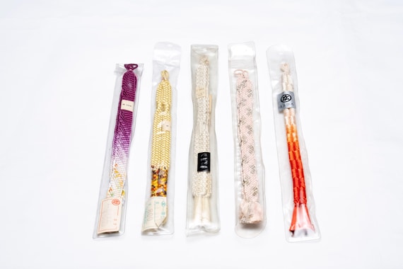 DEAR VANILLA Authentic Japanese Kimono Haorihimo Cord Set Women's Haori Tie String Ornament Made In Japan Genuine HC-0108