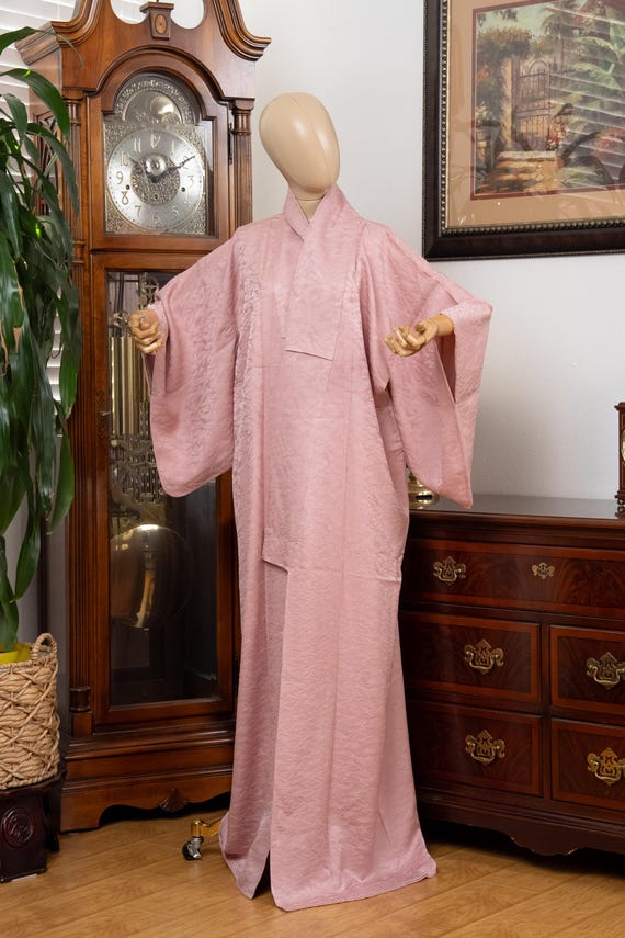DEAR VANILLA Authentic Traditional Japanese Iromuji Kimono for Women Vintage Robe Made in Japan Original KMI-0151