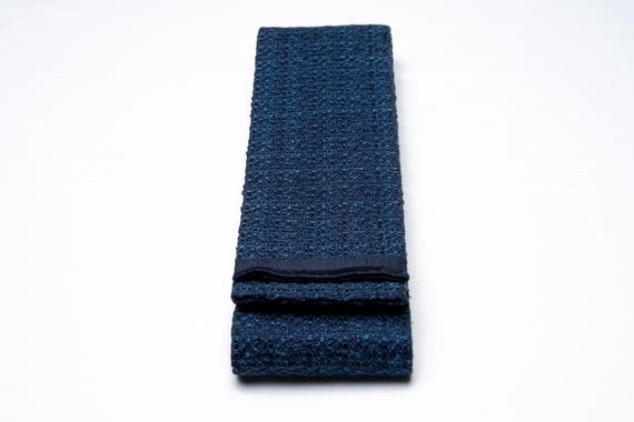 DEAR VANILLA Authentic Japanese Men's Kimono Kaku Obi Vintage Samurai Obi Sash Belt Made in Japan Genuine Original MOB-0305