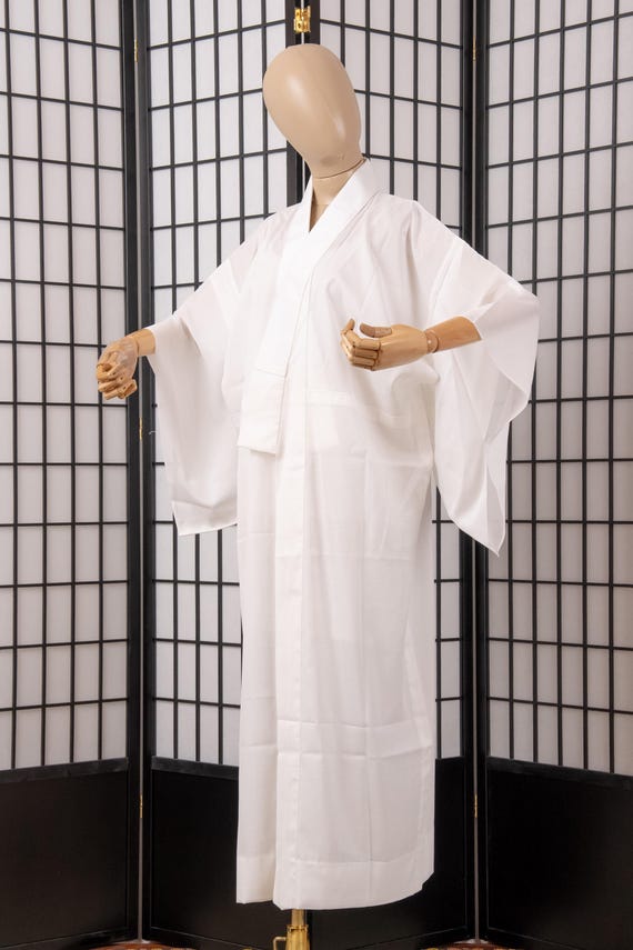 DEAR VANILLA Authentic Traditional Japanese Juban Undergown for Women's Kimono Vintage Robe Genuine Made in Japan JU-0318