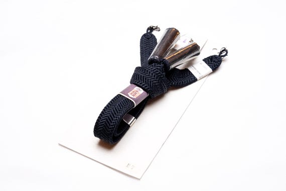 DEAR VANILLA Authentic Vintage Japanese Men's Kimono Haorihimo Haori Tie Tassle with Hooks Made in Japan MHC-0138