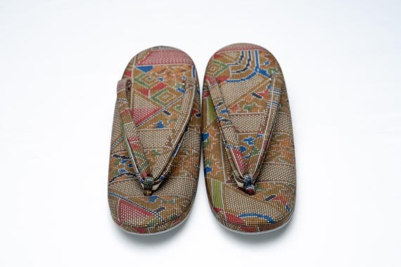 Dear Vanilla Authentic Japanese Vintage Zori Kimono Sandals 23 cm US Size 6 SD-0289