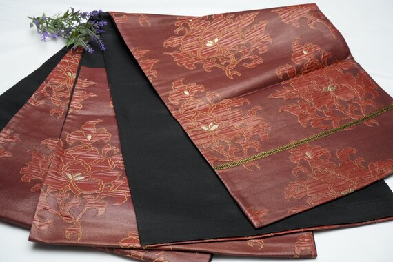 DEAR VANILLA Authentic Japanese Kimono Fukuro Obi… - image 1