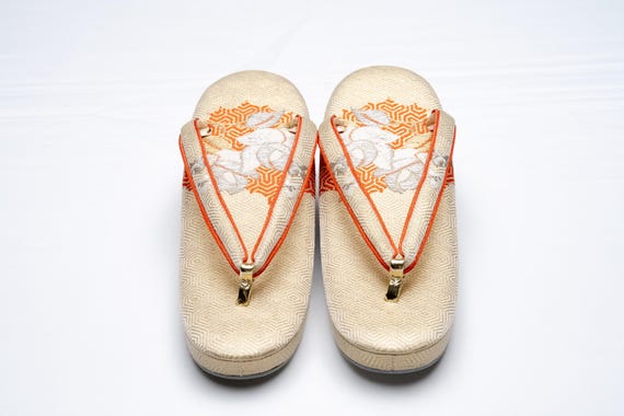 Dear Vanilla Authentic Japanese Vintage Zori Kimono Sandals 23cm US Size 6 SD-0300
